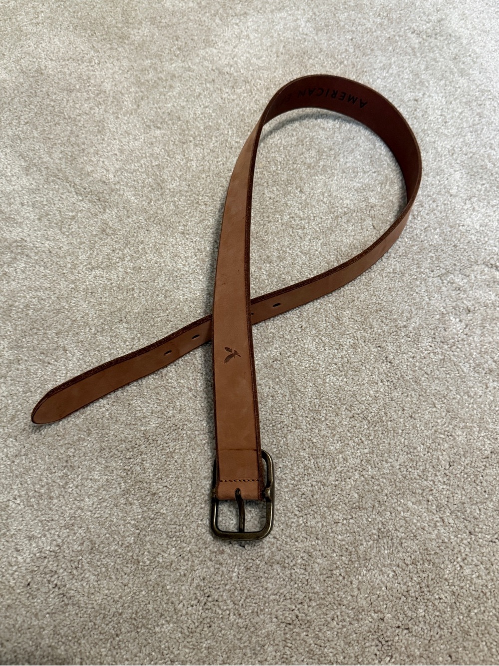 American Eagle Outfitters Brown Suede Casual Men's Belt